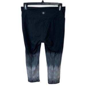 Athleta Charutanga Cropped Black Ombré Leggings